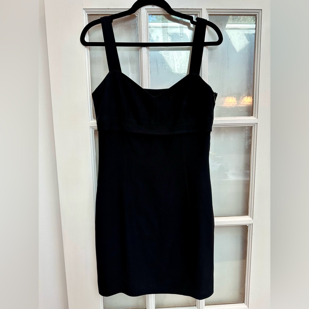 Vintage Bebe Y2K Classic Black Party Cocktail Chic Mini Dress Women’s Size 6 S